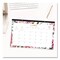 Blue Sky 17 in. x 11 in. 12-Month (Jan to Dec): 2026 Kelly Ventura Magenta Bloom Desk Pad Calendar - Floral Artwork, White/Multicolor Sheets